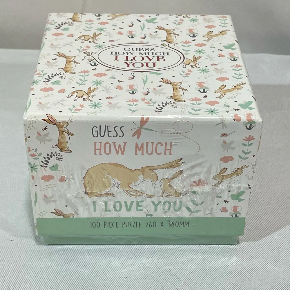 Puzzle Guess How Much I Love You Cube 100 Pieces 10x15 in
